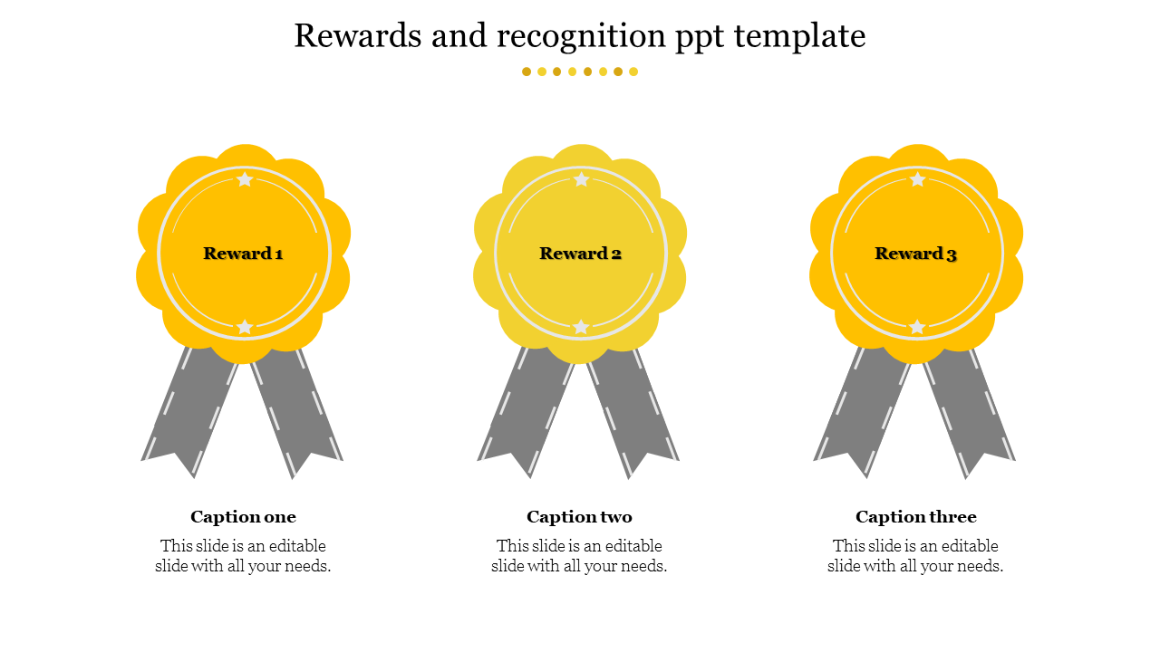 Free - Increditable Rewards and Recognition PPT Template Slides